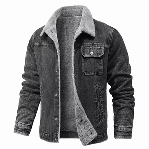 New Arrival Denim <b>Jacket</b> For <b>Men</b> Casual Wear Outdoor 100% Cotton Custom Made Comfortable To Wear Classic Denim <b>Jackets</b> For <b>Men</b> - Product Image 1