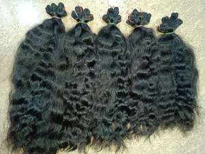 Extension de Cheveux Indiens Vierges Non Traités Soyeux Lisses Ondulés Bouclés à Tresser - Product Image 4