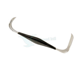 Aufricht 20 CM Manual Breast Retractor Surgical Stainless Steel Speculum with Fiber <b>Optic</b> Illumination CE Approved - Product Image 6