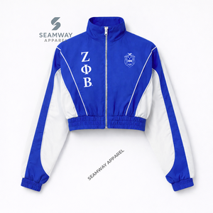 Zeta Phi Beta Windbreaker <b>Lightweight</b> Windcheater Casual Trendy Outdoor Windproof Zip-Up Shell <b>Jacket</b> <b>For</b> <b>Women</b> - Product Image 1