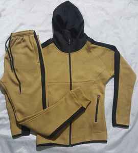 Ropa de fitness personalizada, conjunto reflectante para correr, chándal para hombre, conjunto de chándal ajustado con cremallera, chándal de dos piezas para hombre, - Product Image 4