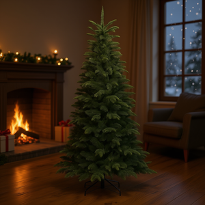 Árbol de Navidad Amicasa Green WONDER de PVC y PE, 150 cm de Alto con 78 cm de Diámetro, Adorno Festivo para las Fiestas - Product Image 3