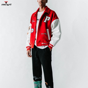 Blouson Bomber Unisexe Hiver Personnalisé Haute Qualité Style Universitaire Tissu Toile Logo Avant Coupe-Vent 100% Coton Doublure Coton - Product Image 2