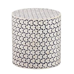 2025 vente chaude os incrustation meubles indien meilleure qualité chameau os incrustation forme ronde Table basse nouveau Style meubles de maison - Product Image 1