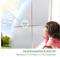 Película para Ventanas Innofilms de Lujo para Ahorro de Energía, Aislamiento Térmico, Blanco Mate, PET, 99% de Protección UV, Protección de Privacidad para Hogar, Hotel y Oficina