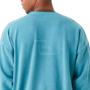 Sudadera de lavado ácido sólido con logotipo personalizado directo de fábrica 2025 para hombre hecha de poliéster/algodón para invierno - Product Image 4