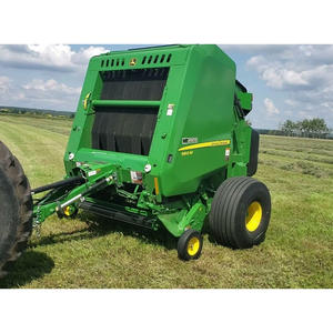 Nuevo modelo más vendido Farm John Deer heno Baler Tractor Straw Hay Round Baler Precio - Product Image 1