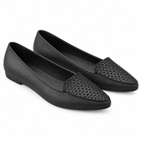 Chaussures plates personnalisées pour femmes en PVC à bout pointu, coupe basse, à enfiler, style gelée, pour l'été