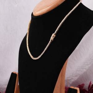 สร้อยคอเทนนิสสไตล์วินเทจ15 tcw พร้อมเพชรขนาด18นิ้วสีขาวสวยที่ปลูกในห้องแล็บเพชร14K โกลด์มอสซาไนต์หลัก - Product Image 3