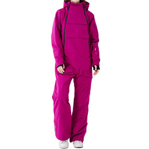 Conjunto de Nieve Unisex, Corte Holgado, Duradero, Aislado, Impermeable, Transpirable, Cortavientos, Traje de Invierno con Cierre de Cremallera, Venta al Por Mayor - Product Image 3