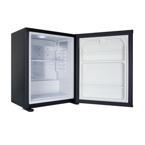 Minibar d'hôtel Orbita 220V avec porte en verre noir avec prise européenne - Product Image 6