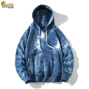 Sweat à capuche anti-rétrécissement de haute qualité pour hommes, lavage à l'acide, impression bouffante personnalisée, sweats brodés en détresse pour l'hiver - Product Image 6