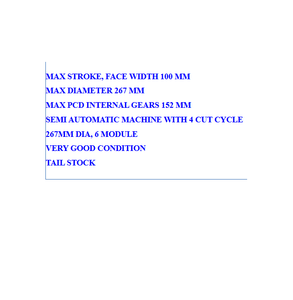 Machine à tailler les engrenages hydraulique industrielle de type Sykes, conçue pour des procédés de découpe d'engrenages de précision. - Product Image 5