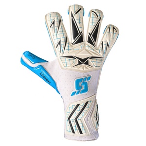 Professional Soccer Goalkeeper Gloves with Adjustable Wrist <b>Strap</b> and Latex <b>Finger</b> Protection - Product Image 3