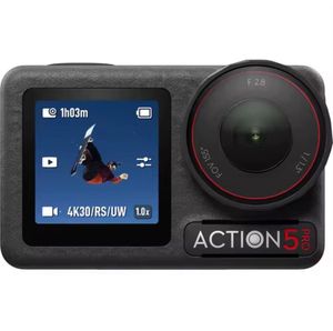 Caméra d'action de luxe DJI Osmo Action 5 Pro 4K120fps avec capteur 1/1.3" et plage dynamique de 13.5 f-stops – Idéale pour le vlogging et le sport – Vente en gros – Cadeau - Product Image 1