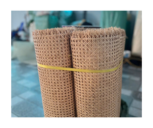 Rollo de correas de caña de ratán de plástico PE Material de muebles de exterior vietnamita Calidad de exportación al por mayor de la fábrica de Vietnam - Product Image 1
