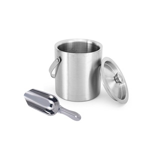 Cubo de hielo de metal de acero inoxidable Premium chapado en oro con pinzas para MANGO de tapa y refrigeración de bebidas definitiva - Product Image 5