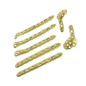 Instrument chirurgical orthopédique verrouillage manuel radius distal dorsal tête de plaque en L 3 trous implants en titane 316LVM en acier inoxydable - Product Image 5