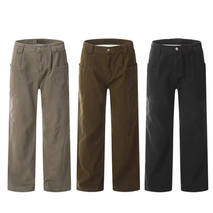 กางเกงขายาวผู้ชายราคาถูก เอวยางยืดสูง ผ้าหนา ระบายอากาศดี กางเกงวิ่งออกกำลังกาย แห้งเร็ว ผ้าฝ้ายรักษ์โลก - Product Image 6