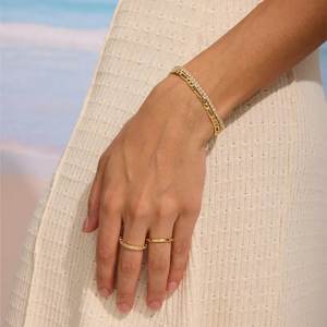 Banda de piedra de circón Plata de Ley 925 sólida diseño clásico mujeres boda compromiso banda joyería fina anillo de plata al por mayor - Product Image 3