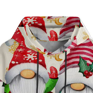 Sweats à capuche de Noël pour hommes avec motif solide Sublimation à la mode teint uni pour l'hiver Nouveau design Fabriqué au Pakistan OEM - Product Image 4