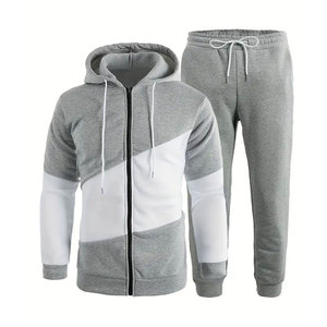 Chándal de Invierno para Hombre, 100% Algodón, Felpa, Color Sólido, Nueva Llegada, Alta Calidad, Talla Grande, Ajustable, Transpirable, Ligero - Product Image 1