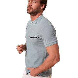Polos de Golf personnalisés en coton avec Logo brodé, chaussures unies, vente en gros, - Product Image 6