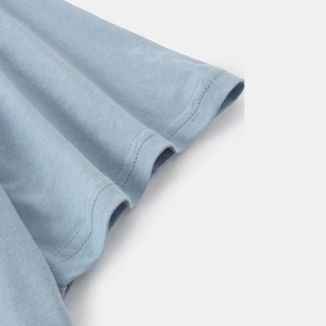 Nouveau design de haute qualité 100% coton t-shirts 180g unisexe conception unie pour hommes femmes logo personnalisé impression tissu de coton vierge - Product Image 3