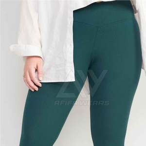 Leggings de yoga fitness personnalisés de haute qualité pour femmes avec logo pantalon moulant à motif solide - Product Image 4