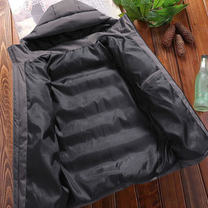 OEM Design personnalisé Coupe-vent Bulle chaude à capuche Manteaux d'hiver en duvet pour hommes Veste matelassée en duvet de haute qualité pour hommes - Product Image 5