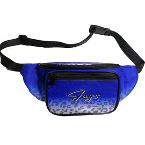 Sac banane mode unisexe sac de taille motif à pois logo personnalisé acceptable fonction antivol fermeture à glissière en polyester boîte sacs - Product Image 1