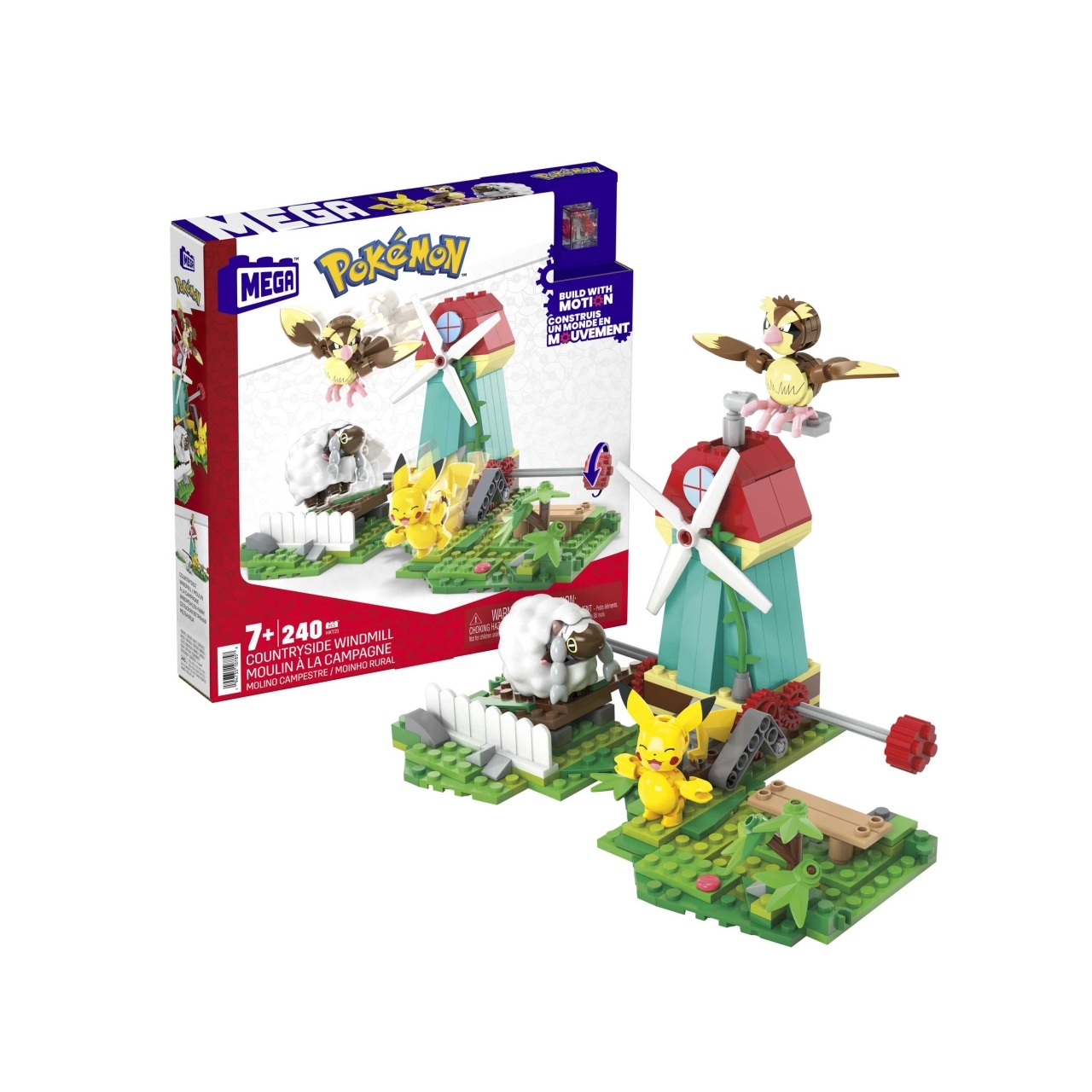 Для Pokemon Adv построить ветряную мельницу для продукта Mattel