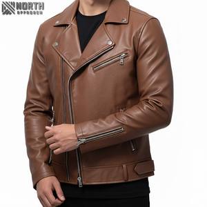 Veste de haute qualité en cuir 100% véritable veste en cuir du Pakistan Racer Bomber Jacket Custom - Product Image 4