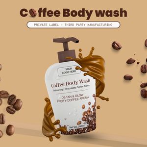 Gel douche nourrissant, blanchissant, hydratant et rafraîchissant au café - Product Image 1