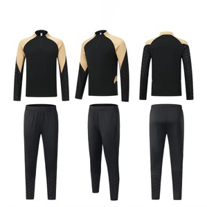 Survêtement de football personnalisé pour homme, respirant, avec capuche intégrale et manches longues, logo d'équipe, veste, faible MOQ, ensembles de vêtements de sport - Product Image 3