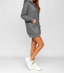 Sudadera con Capucha de Alta Calidad, Bordada, con Logotipo Personalizado, para Mujer, Estilo Urbano, de Felpa, para Invierno, 100% Algodón - Product Image 2