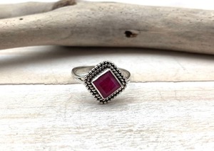 Anillo clásico de estilo bohemio para mujer, joyería de plata de ley 925, piedras preciosas de Rubí, anillo hecho a mano, regalo para el amor - Product Image 2