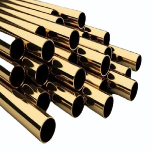 Tubo recubierto de PVD de oro más vendido Altamente recomendado Nueva llegada Venta directa del fabricante con aplicación de pulverización líquida - Product Image 1