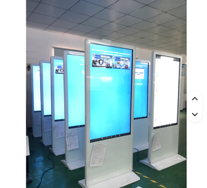 NEW 55 Inch 65 Inch Free Floor <b>Standing</b> Infrared Touch <b>Display</b> Hotel Indoor Digital Signage - Product Image 2