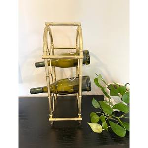 Estante de vino de latón 1970s, decoración Bohemia, decoración Vintage a granel en cantidad, diseño fabuloso, decoración increíble - Product Image 2