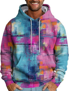 Transpirable personalizado 500 GSM 100% tela de algodón sudaderas con capucha de sublimación para hombre personalizar sudaderas con capucha de impresión de sublimación informal en blanco - Product Image 4