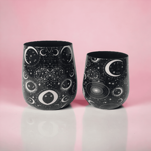 Tema de Halloween impreso Último diseño personalizado Votivo de metal con fondo redondeado Decoración festiva para el hogar Vasos de tarros de velas vacías - Product Image 4