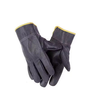 2025 Los fabricantes suministran guantes de conductor ligeros de cuero de vaca de uso diario Guantes de soldadura de cuero de dos capas - Product Image 1
