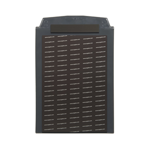 Portadocumenti con chiusura magnetica, con flap protettivo, DIN A4 verticale, grigio scuro, 10 pz. / confezione. - SDVF/4211-06 - Product Image 2