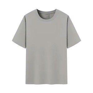T-shirt surdimensionné en coton, poids lourd, épaule tombante avec étiquette personnalisée, respirant, vêtements urbains de grande taille, design vierge-OEM ODM - Product Image 3