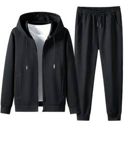 Trajes Deportivos de Invierno para Hombre con Capucha, Personalizados al por Mayor, 100% Algodón, Transpirables, de Secado Rápido, Ligeros, para Gimnasio y Deportes, con Logotipo Personalizado - Product Image 1