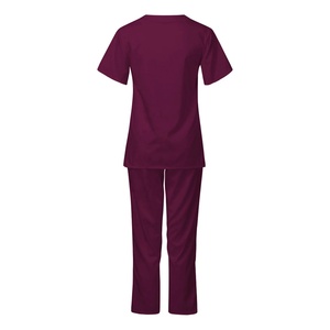 Traje de enfermería para correr de mezclilla de moda 2025, uniforme de bata de laboratorio personalizado para profesionales de la salud - Product Image 5