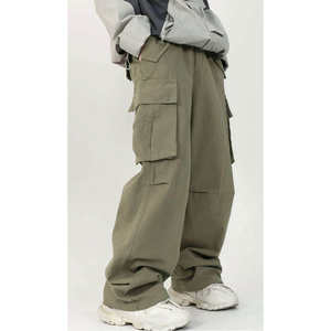 กางเกงคาร์โก้ลำลองสำหรับผู้ชายชุดทำงานผ้าคอตตอนโพลีเอสเตอร์ขายดีมีดีไซน์ล่าสุด - Product Image 1