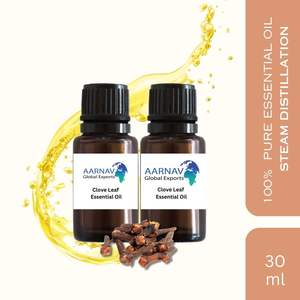 Aceite Esencial de Hoja de Clavo 100% Puro, Destilado al Vapor y Certificado GMP para el Cuidado de la Piel, Venta al Por Mayor y Exportación a Granel por AARNAV GLOBAL EXPORTS - Product Image 1