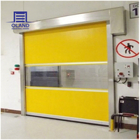 Vente directe d'usine - Porte automatique pour entrepôt industriel, salle blanche, porte à enroulement rapide en PVC, étanche, pour atelier